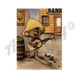 Speedy Gonzales Poster - Wall Decoration Gift Idea For A Musician Friend - thumbnail 3