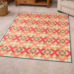 Rustic Charm Quilt Pattern - Farmhouse Patchwork Throw - Digital PDF Download - thumbnail 2