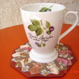 Dresden Flower Coasters & Candle Holders Set Of 4 - thumbnail 2