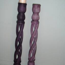 Candlestick Candle Holder Candlesticks Shabby Chic Handmade By Pimp-Factory.de - thumbnail 2