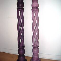 Candlestick Candle Holder Candlesticks Shabby Chic Handmade By Pimp-Factory.de - thumbnail 3