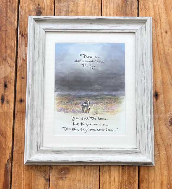 Framed Print From Always Remember - The Boy Mole Fox, Horse & The Storm By Charlie Mackesy