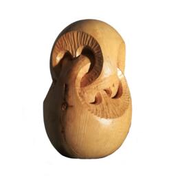 Infinity I - Original Wood Sculpture By Nikolay Martinov - thumbnail 1