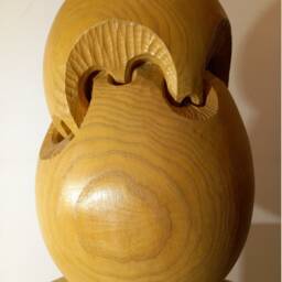 Infinity I - Original Wood Sculpture By Nikolay Martinov - thumbnail 3