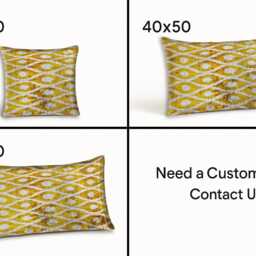 Etosha - Orange Dots Gold Velvet Shine Tribal Accent Ikat Handwoven Texture Statement Lumbar Cushion - thumbnail 4