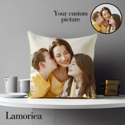 Customized Squared Pillow, Custom Pillow For Mom, Mother's Day Gifts, Gift Personalized Sofa Couch Cushions - thumbnail 2