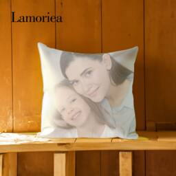 Customized Squared Pillow, Custom Pillow For Mom, Mother's Day Gifts, Gift Personalized Sofa Couch Cushions - thumbnail 3