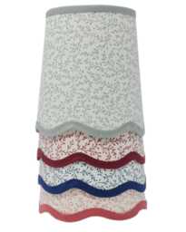 Scallop Lampshade - Leonie Ian Sanderson Natural Scalloped Edges Trim Colours Clip On, Lamp Or Pendant Light - thumbnail 1
