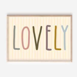 Girls Pastel Gallery Wall Set For A Bedroom, Nursery Or Playroom - Unframed - thumbnail 3