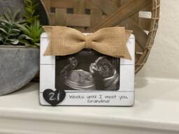 Ultrasound Frame Pregnancy Announcement Gift For New Parents Baby Shower Keepsake Maternity Photo Display First Reveal Decor - thumbnail 1