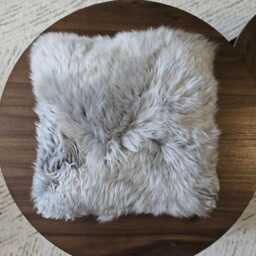 Luxury Genuine Sheepskin Cushion Cover - Soft, Plush Pillow Case For Cozy Comfort - thumbnail 2