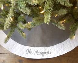 Personalized Christmas Tree Skirt. 54