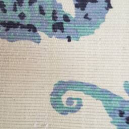 Rag Rug/Chindi /Scandinavian Area Rug, Boho Chic Hippie, Rag Rughand Painted 100% Cotton - thumbnail 3