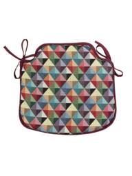 Big Holland Tapestry Small Spindle Back Tie-On Seat Pads Dining/Patio/Garden/Kitchen - thumbnail 1