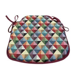 Big Holland Tapestry Small Spindle Back Tie-On Seat Pads Dining/Patio/Garden/Kitchen - thumbnail 2
