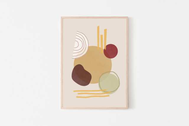Khao Kluk Kapi Modern Art, Thai Shrimp Paste Rice Asian Food Home & Kitchen Art For The Lover - image 1