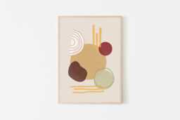 Khao Kluk Kapi Modern Art, Thai Shrimp Paste Rice Asian Food Home & Kitchen Art For The Lover - thumbnail 1