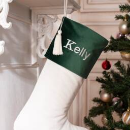 Velvet Christmas Stockings, Family Christmas Velvet Stockings - thumbnail 3
