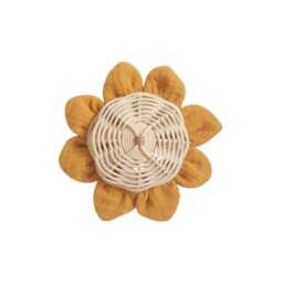 Small Rattan Sunflower Flower Baby Flower Wall Decoration - thumbnail 2