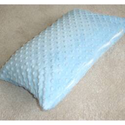 "12x16 Pillow Cover With Zip 40x30cm Minky Plush Cuddlesoft Fleece Raised Spots Or Plain Soft Fluffy Oblong Cushion Case Sham 16""x12" - thumbnail 3