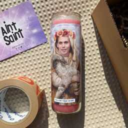 Saint Austin Butler Prayer Candle Scented Vegan Soy Wax, 120Hr Burn - thumbnail 3