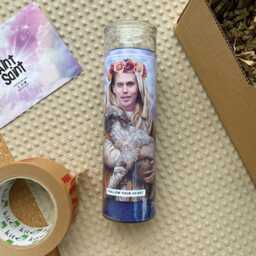 Saint Austin Butler Prayer Candle Scented Vegan Soy Wax, 120Hr Burn - thumbnail 2