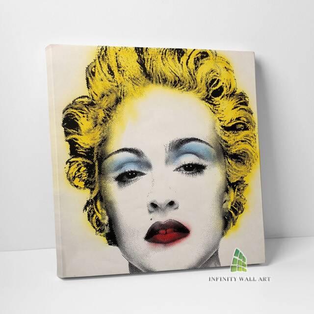 Madonna Celebration Graffiti Canvas Art Wall Print Picture Banksy Pop Style Framed Home Decor -D345 - image 1