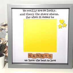 Nanny Scrabble Frame - Personalised Photo Option Mother's Day Gift Birthday Christmas - thumbnail 2