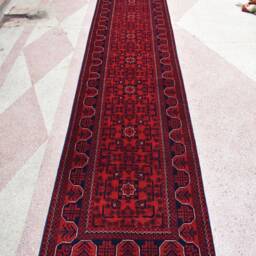 3??20 Ft Handmade Afghan Wool Runner, Turkmen Bokhara Hallway Rug - thumbnail 2