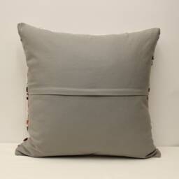 Kilim Pillow Turkish Pillow, 24x24 Inches 60x60 cm, Striped Cushion Bedding 4Af-150 - thumbnail 4