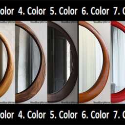 Asymmetric Solid Wood Mirror - Organic Wall Frame Rustic Bathroom & Living Room Decor Vertical - thumbnail 4