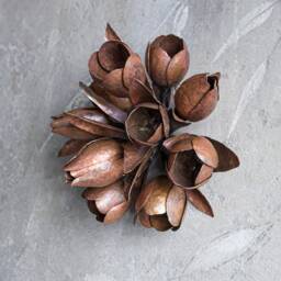 Metal Tulips Bouquet Unusual Sculpture, 11 Copper Flowers By The Steel Style Things, 7Th Anniversary, 11Th Anniversary Gift - thumbnail 3