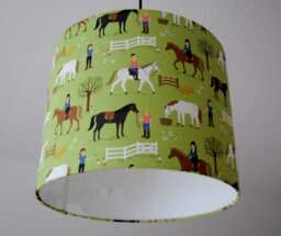 "Lampshade ""Horse Ranch" - thumbnail 1