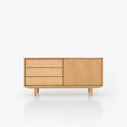 Mid-Century Sideboard, Dresser, Commode, Credenza Made Of Oak Vaneer - Livlo D-S11 - thumbnail 1