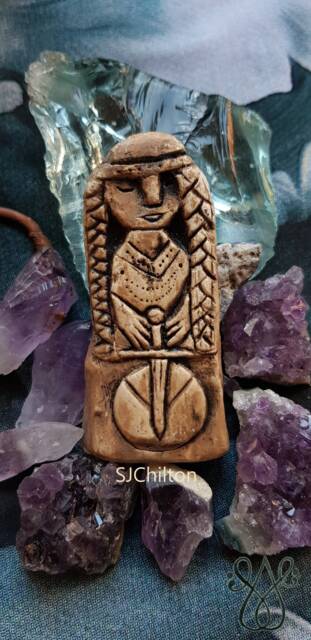 Valkyrie Statue - Handmade Norse/Viking Goddess, Odin's Helper Spirit - image 1