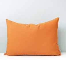 Tuscan Orange Sunbrella?? Outdoor Pillow Cover, Decorative Throw Cushions For Pool & Porch Decor, Mazizmuse - thumbnail 1