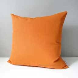 Tuscan Orange Sunbrella?? Outdoor Pillow Cover, Decorative Throw Cushions For Pool & Porch Decor, Mazizmuse - thumbnail 3
