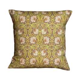 William Morris Pimpernel Crimson Green Cushion Cover Arts & Crafts 16 - thumbnail 2