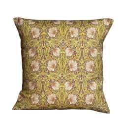 William Morris Pimpernel Cushion Cover Crimson Green 16 - thumbnail 1