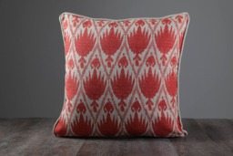 Orange Fire Print Pillow - thumbnail 1