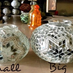 18 Ball Mosaic Lamps, Morocco Lantern, Chandelier, Turkish Light, Hanging Lamp, Lighting, Mosaic Lamp, Glass, Morocco Lighting - thumbnail 2