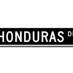 Honduras Sign, Wall Decor, Gift, Souvenir, Keepsake, Custom Street Quality Metal Sign - thumbnail 2