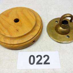 Brass Ceiling Hook Lamp Chandelier Light Wall Patras Wooden Mount Hanging Chain Antique Old - thumbnail 2