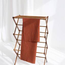 Linen Bath Towel Set, Organic Washed Linen, Handmade in Lithuania - thumbnail 2