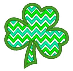Clover Chevron Monogram Bx Also All Other - .pes .hus .dst .vp3 .vip .xxx .exp . Jef - Embroidery Appliqu?? Design - thumbnail 2