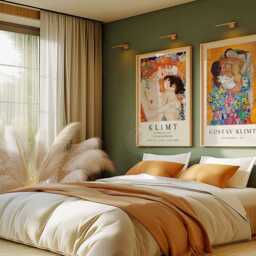 Gustav Klimt Art Prints, Mother & Child, Family Embrace, Nouveau Decor - thumbnail 4