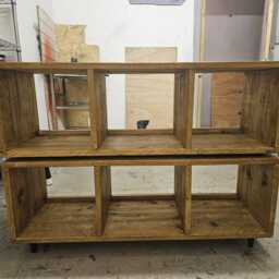 Vinyl Record Storage Cube Unit - Pine Or Oak - thumbnail 2