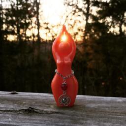 Sunna Story Goddess Statue - Sculpture, Sol, Sun Goddess, Fire Norse Goddess, Priestess - thumbnail 2