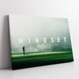 Golf Mindset Quote Sports Motivational Inspirational Framed Canvas Wall Art Poster Print Home Office & Room Decor Golfer Gift Idea - thumbnail 3