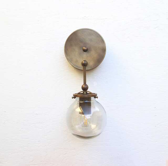 Brass Wall Sconce Light - Light, Ul Listed, No.0227 - image 1
